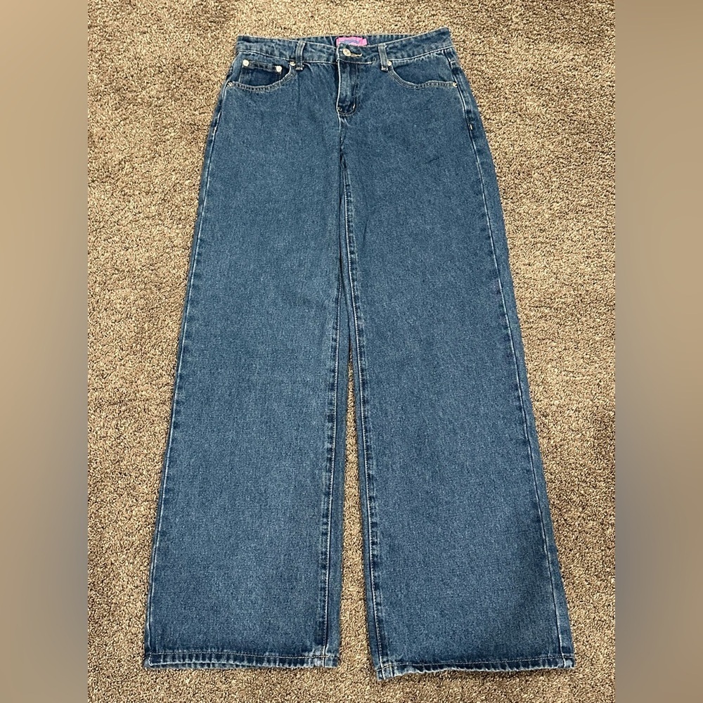 NWT Edikted Raelyn Low Rise Jean sz Small - Picture 3 of 6
